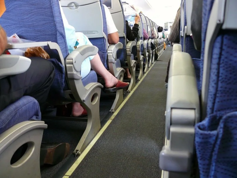 airplane aisle