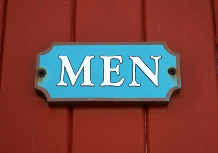 Men’s bathroom sign CanadianPharmacyMeds.com